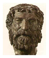 bust of Empedocles